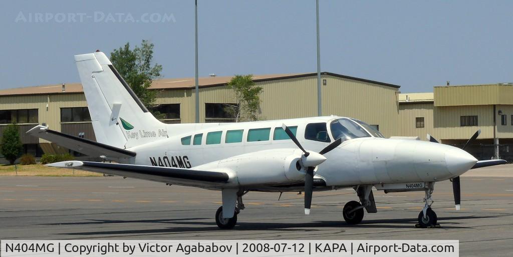 N404MG, Cessna 404 Titan C/N 404-0813, At Centennial