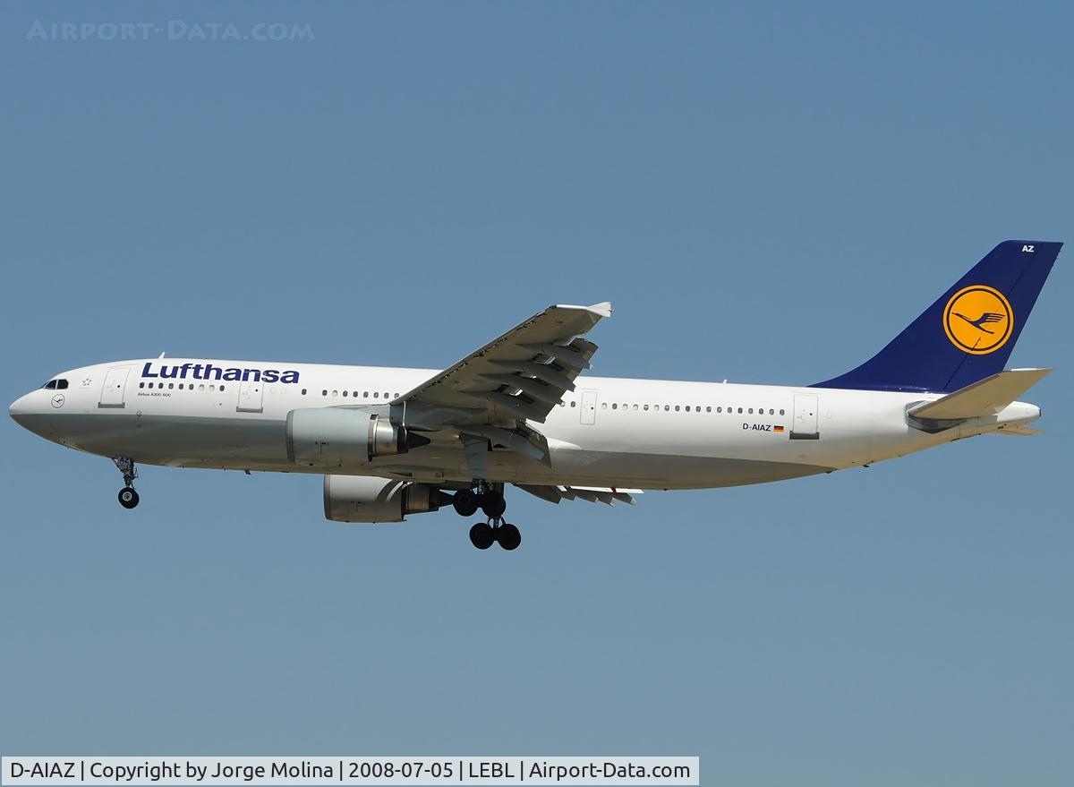 D-AIAZ, 1993 Airbus A300B4-605R C/N 701, Ex-Emirates...