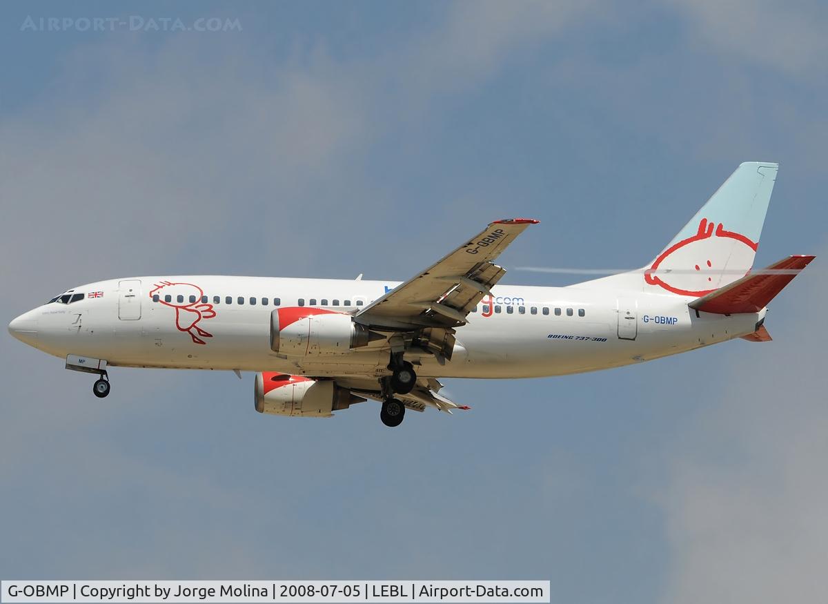 G-OBMP, 1992 Boeing 737-3Q8 C/N 24963, 