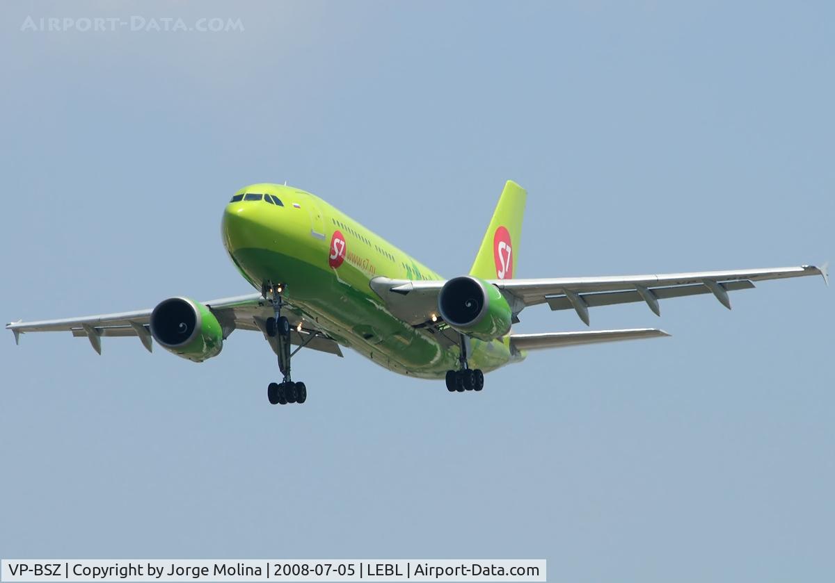 VP-BSZ, 1987 Airbus A310-204 C/N 468, On final to RWY 25R.