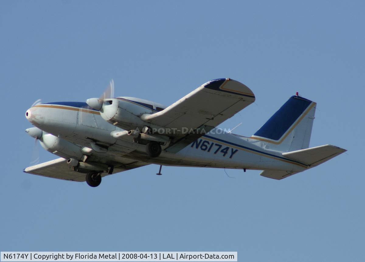 N6174Y, 1966 Piper PA-23-250 C/N 27-3395, Piper PA-23-250