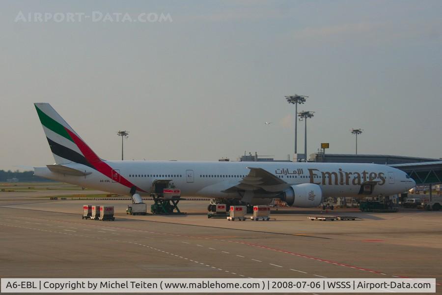 A6-EBL, 2006 Boeing 777-31H/ER C/N 32709, Emirates