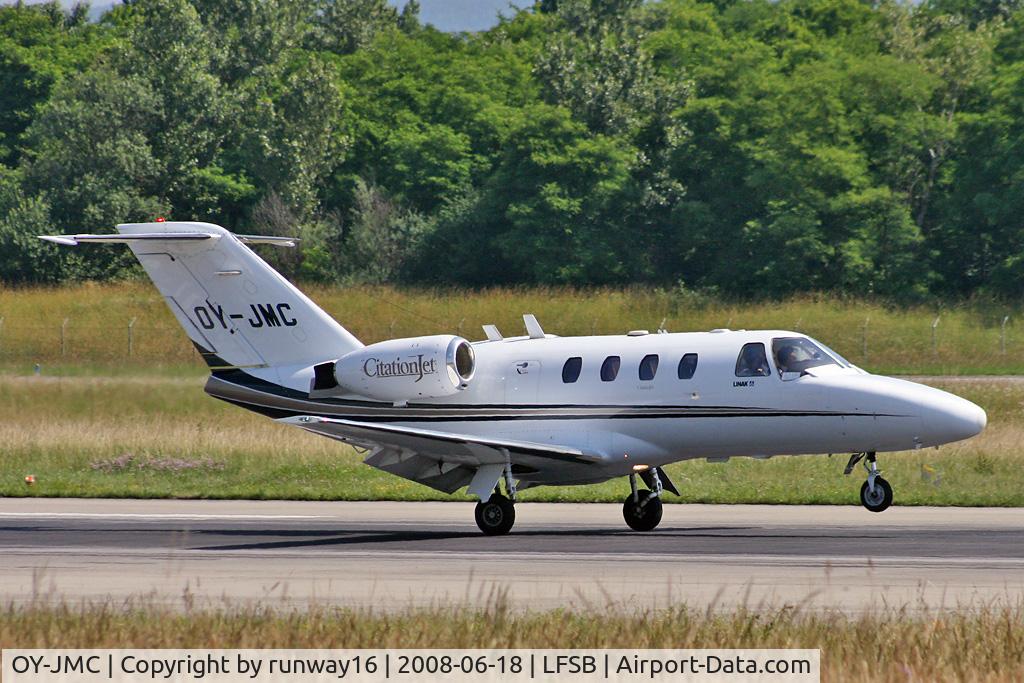 OY-JMC, 1998 Cessna 525 CitationJet CJ1 C/N 525-0277, departing rwy 16