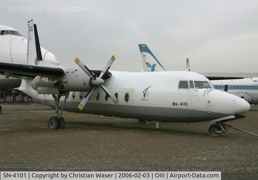 SN-4101, 1977 Fokker F.27-600 Friendship C/N 10554, Iran Air Force