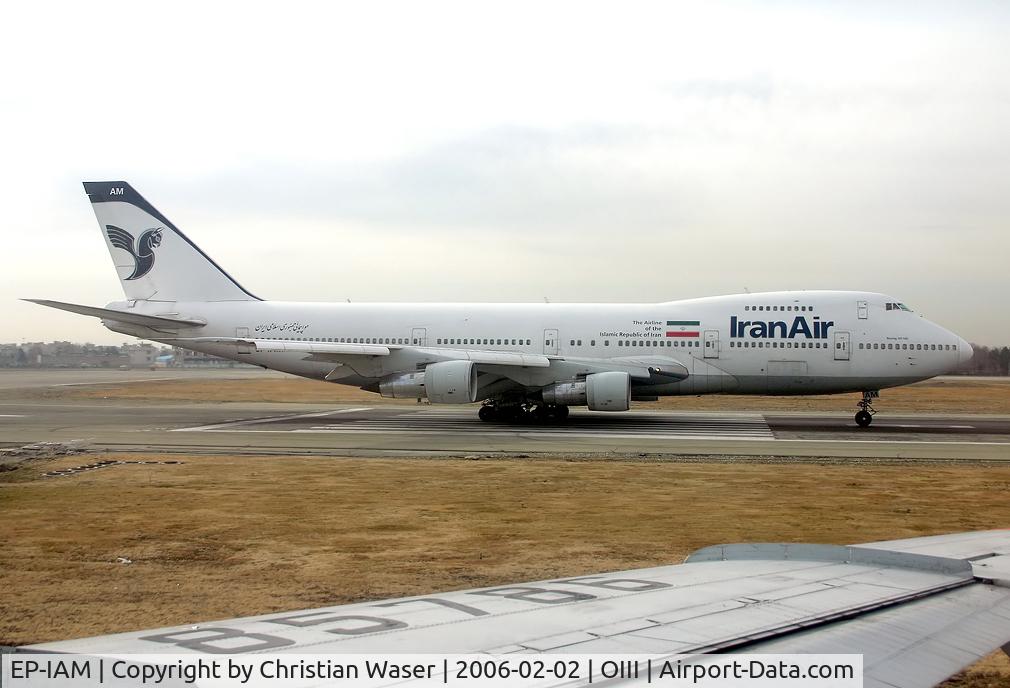 EP-IAM, 1979 Boeing 747-186B C/N 21759, Iran Air