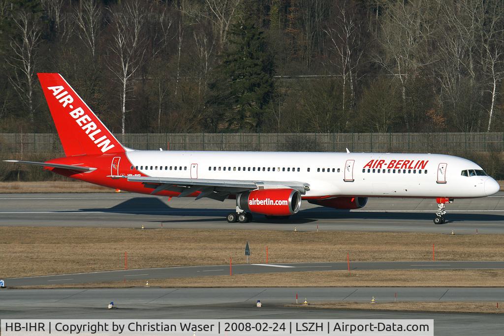 HB-IHR, 2000 Boeing 757-2G5 C/N 29379, Air Berlin (Belair)