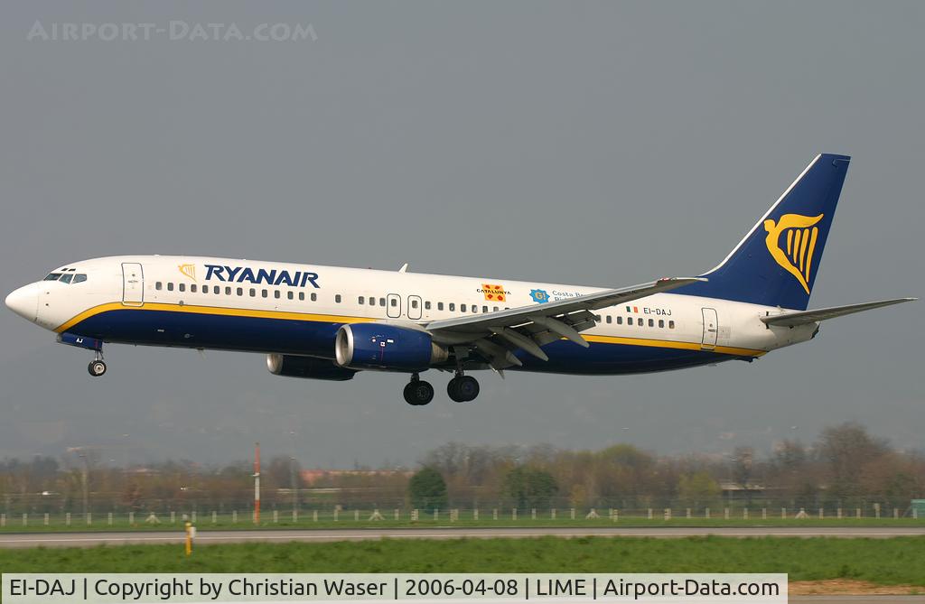 EI-DAJ, 2003 Boeing 737-8AS C/N 33548, Ryanair