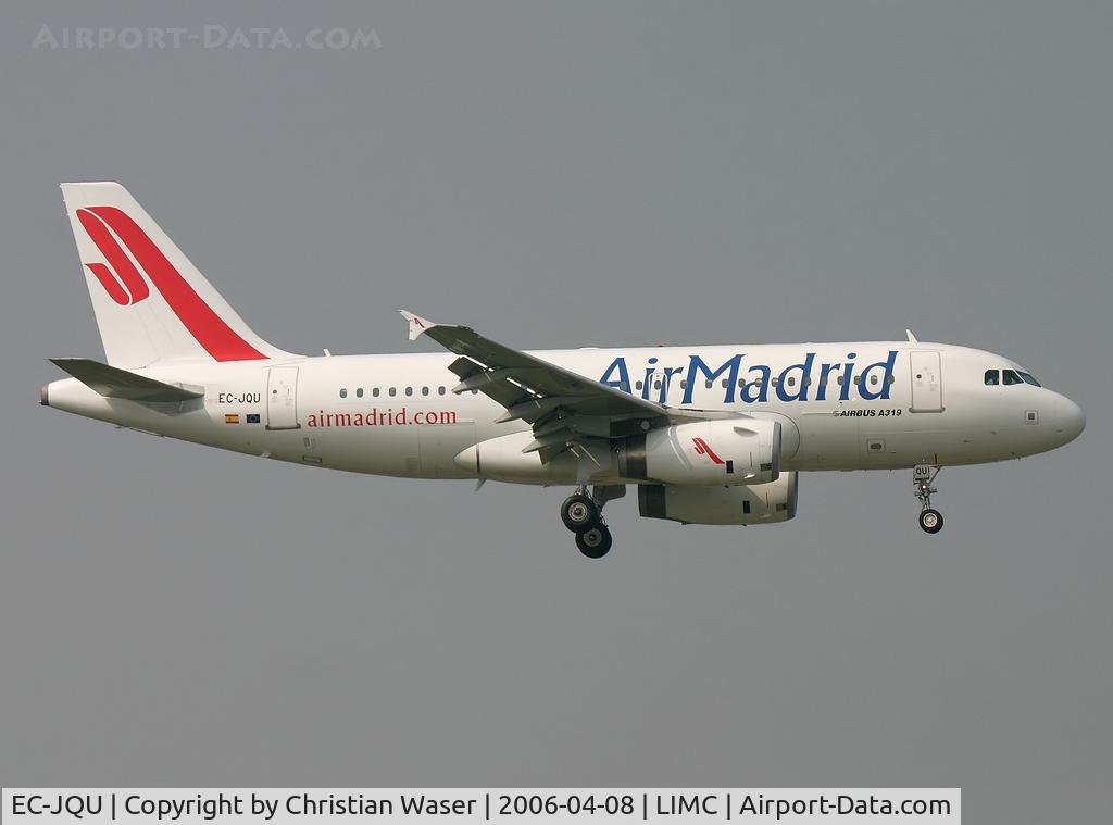 EC-JQU, 2005 Airbus A319-132 C/N 2431, Air Madrid