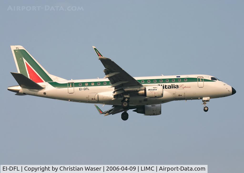 EI-DFL, 2004 Embraer 170LR (ERJ-170-100LR) C/N 17000036, Alitalia Express