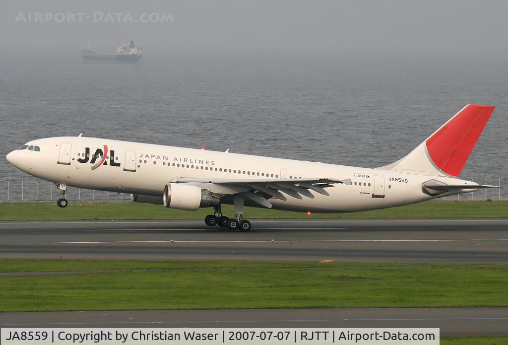 JA8559, 1992 Airbus A300B4-622R C/N 641, Japan Airlines
