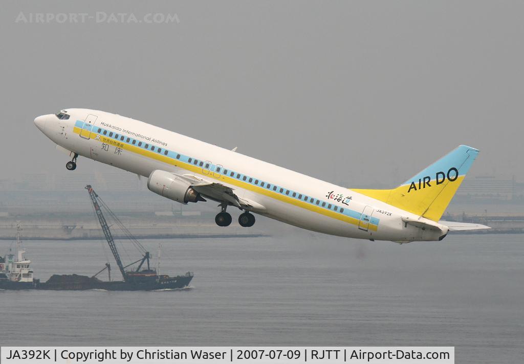 JA392K, 1997 Boeing 737-46M C/N 28550, Air DO