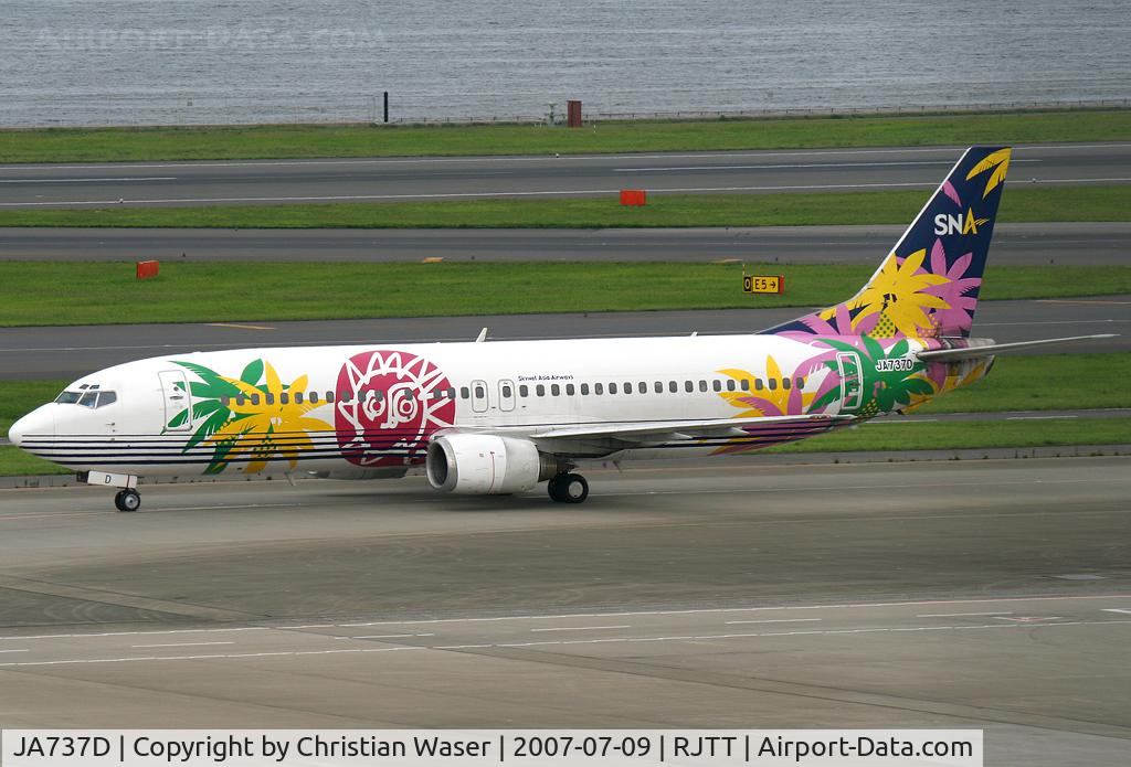 JA737D, 1993 Boeing 737-4H6 C/N 27168, SNA