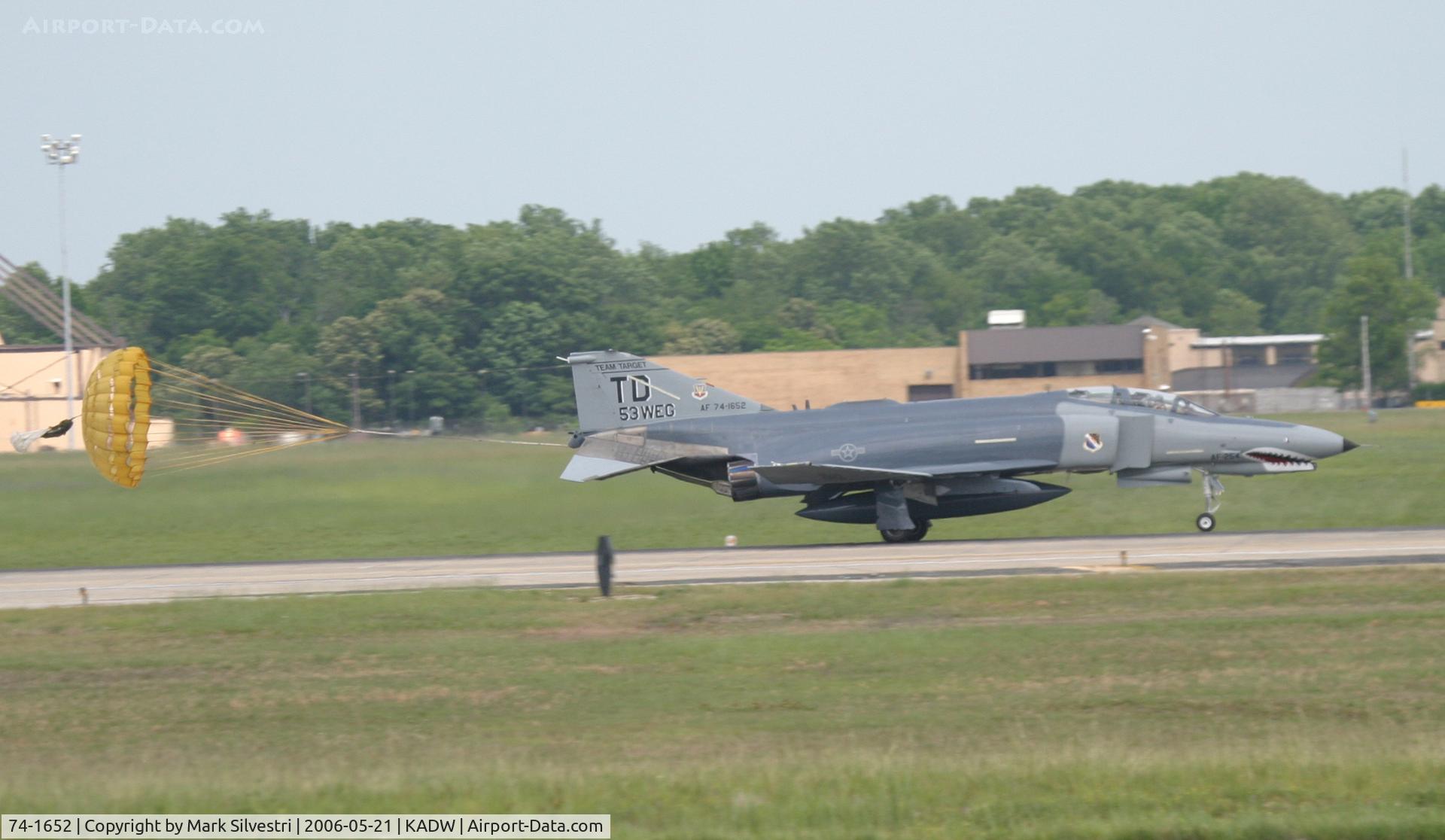 74-1652, 1974 McDonnell Douglas QF-4E Phantom II C/N 4911, Andrews AFB 2006