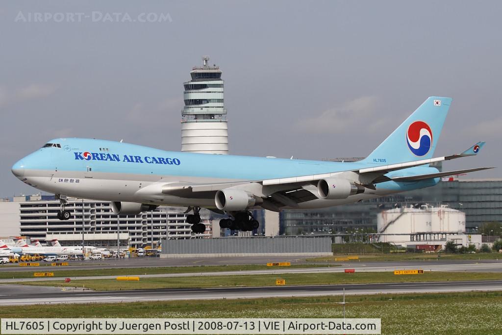 HL7605, 2006 Boeing 747-4B5ERF C/N 35526, Korean Air Cargo Boeing 747-4B5(ER/F)
