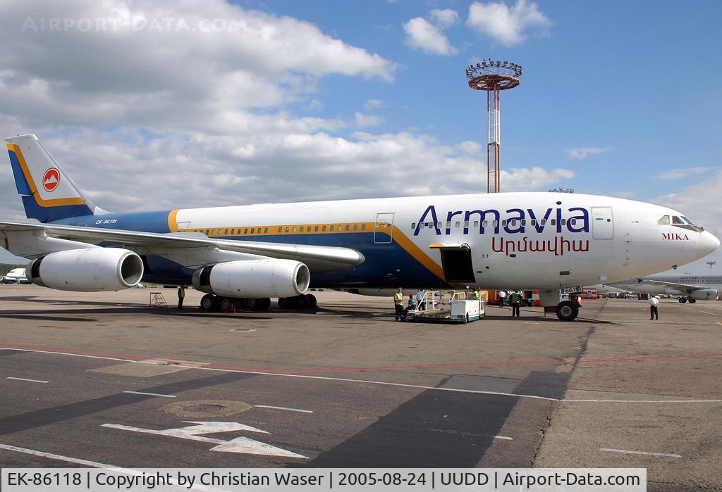 EK-86118, 1991 Ilyushin IL-86 C/N 51483209086, Armavia