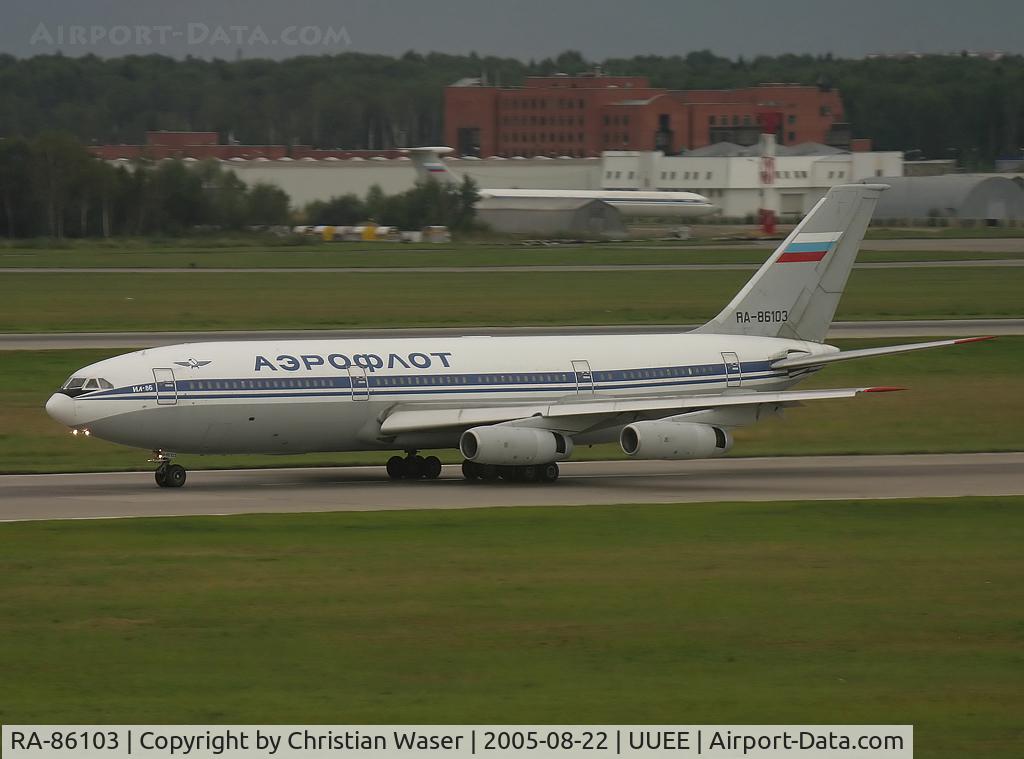 RA-86103, Ilyushin Il-86 C/N 51483208071, Aeroflot