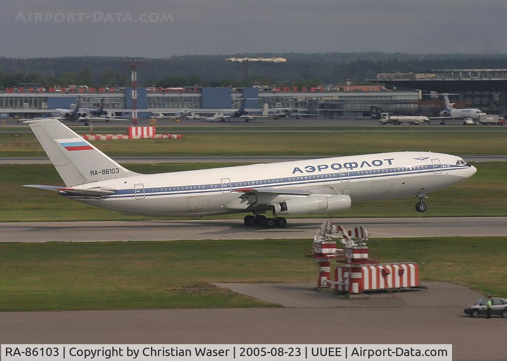 RA-86103, Ilyushin Il-86 C/N 51483208071, Aeroflot