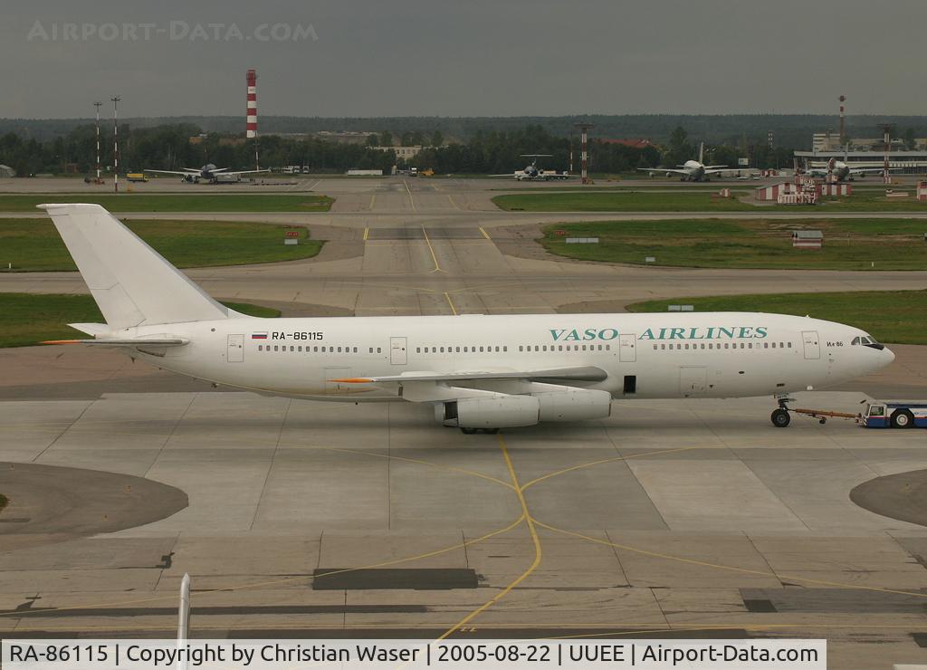 RA-86115, 1989 Ilyushin Il-86 C/N 51483209083, Vaso Air