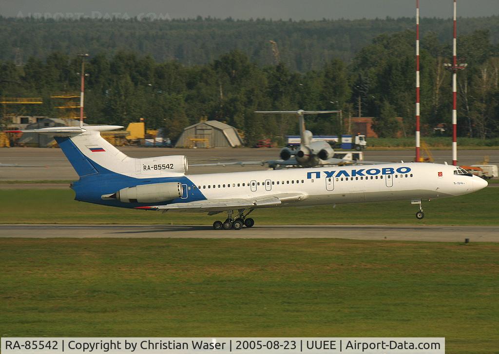 RA-85542, 1982 Tupolev Tu-154B-2 C/N 82A542, Pulkovo