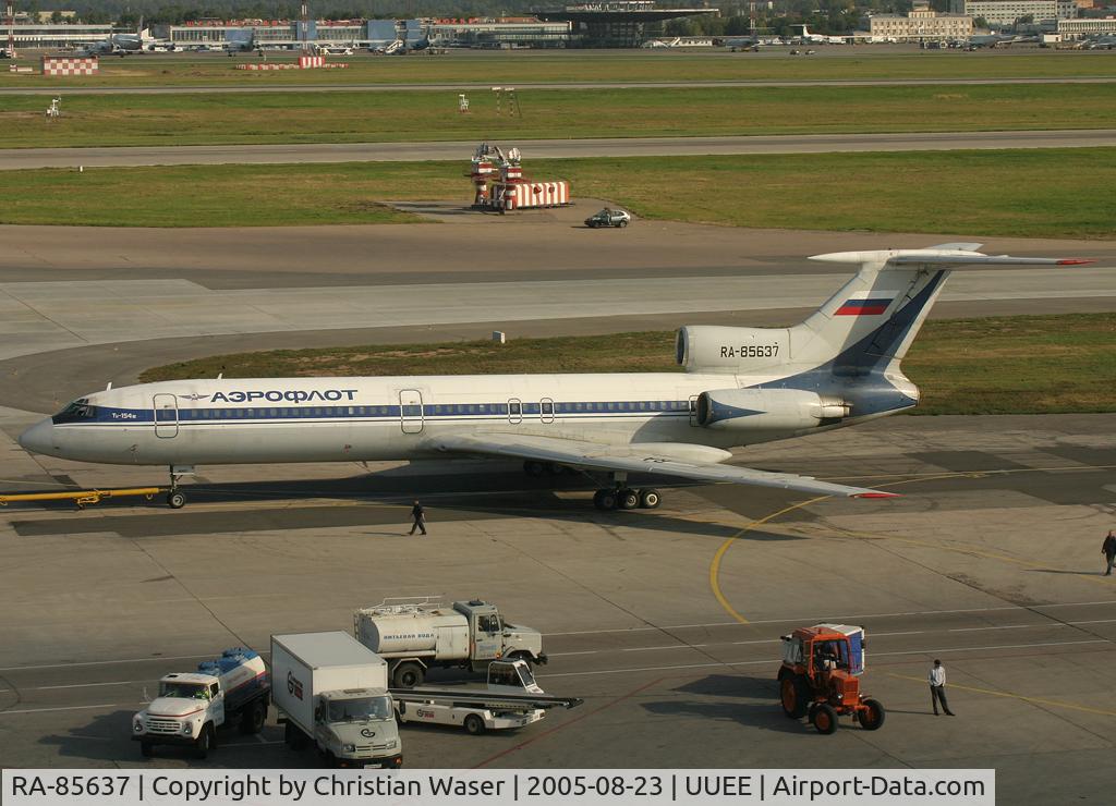 RA-85637, 1987 Tupolev Tu-154M C/N 87A767, Aeroflot