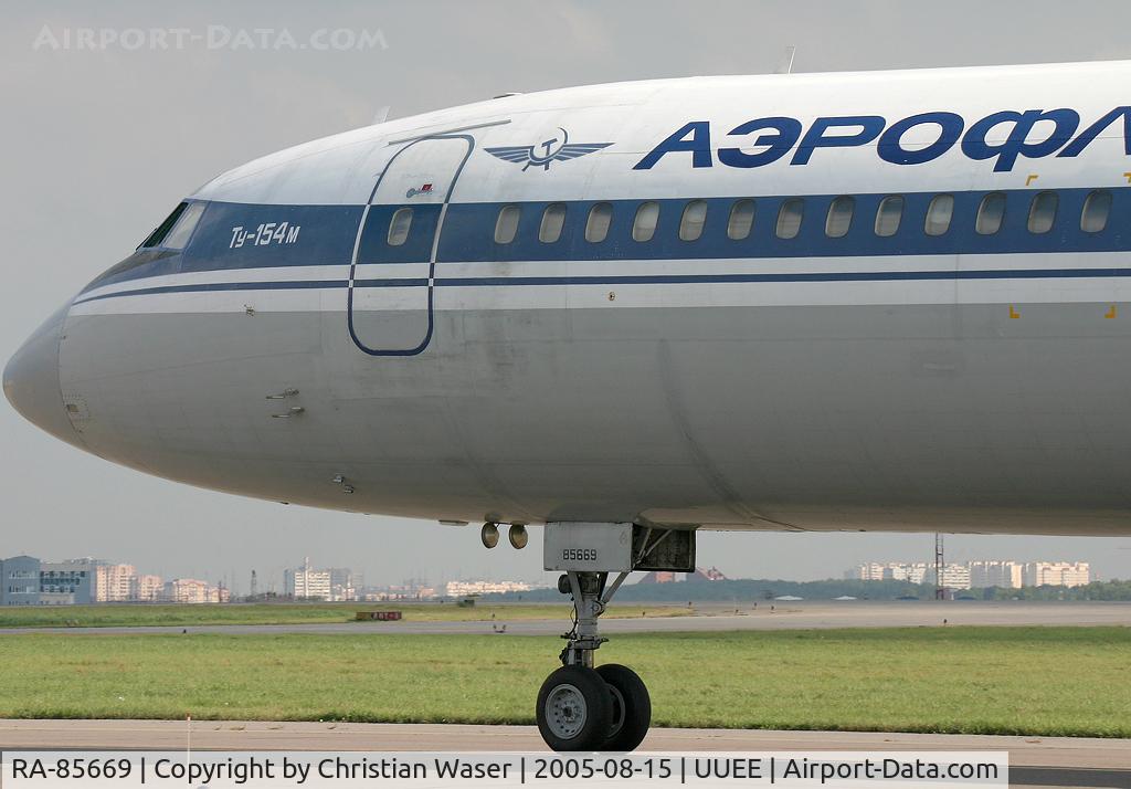 RA-85669, 1989 Tupolev Tu-154M C/N 89A827, Aeroflot