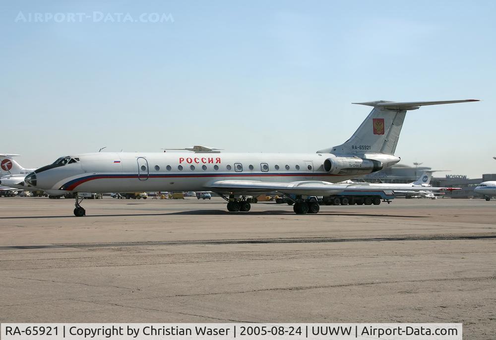 RA-65921, 1983 Tupolev Tu-134A-3 C/N 63997, Rossyja