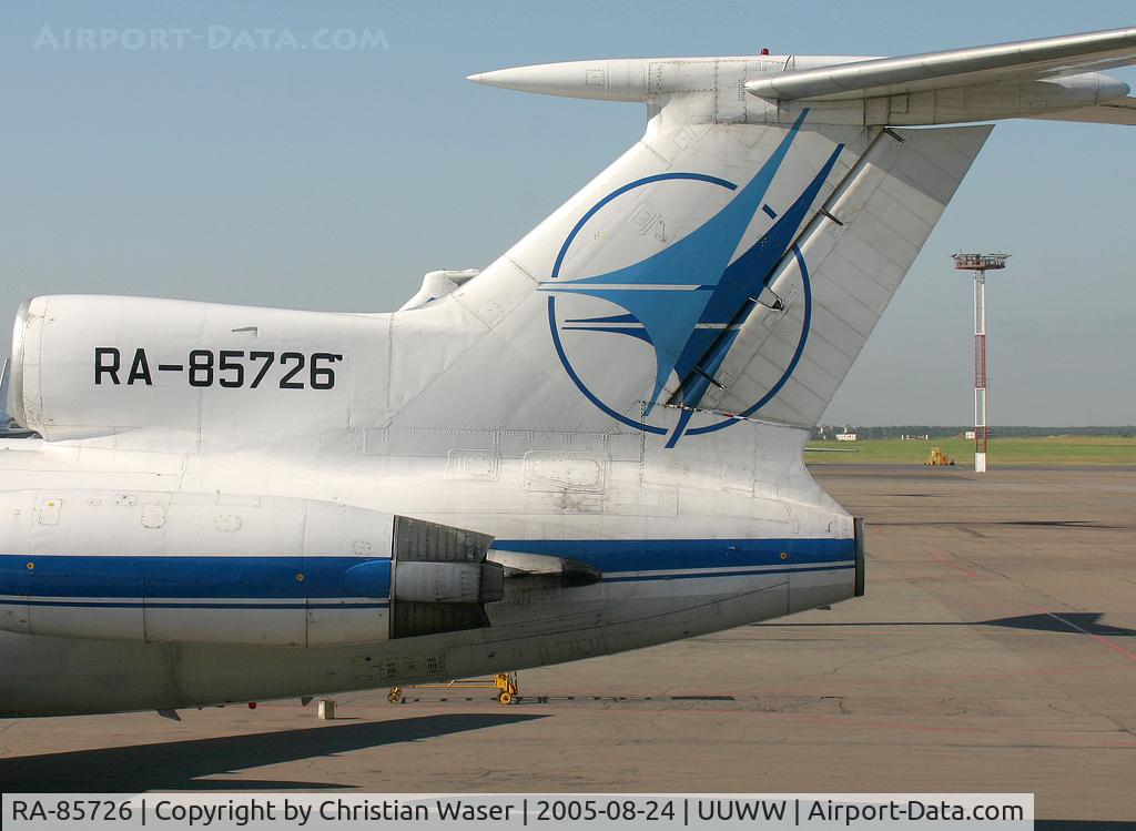 RA-85726, 1986 Tupolev Tu-154M C/N 86A725, Aeroflot-Don