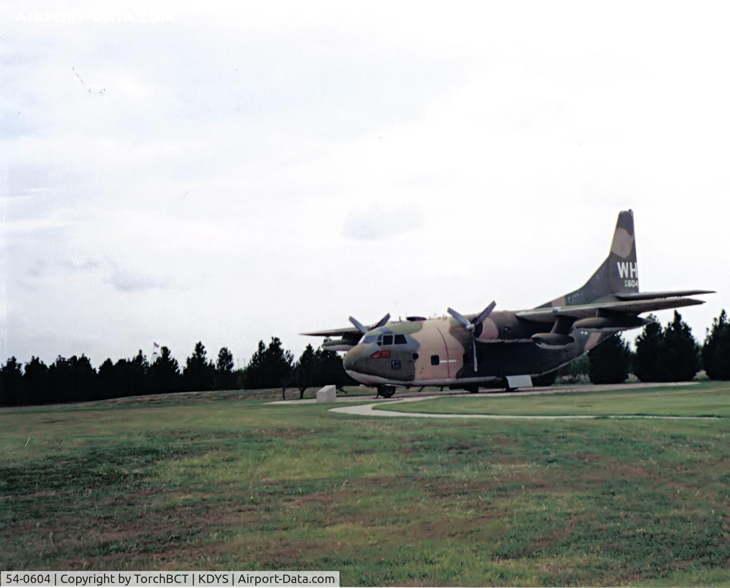 54-0604, 1954 Fairchild C-123K Provider C/N 20053, Provider @ Dyess Linear Air Park