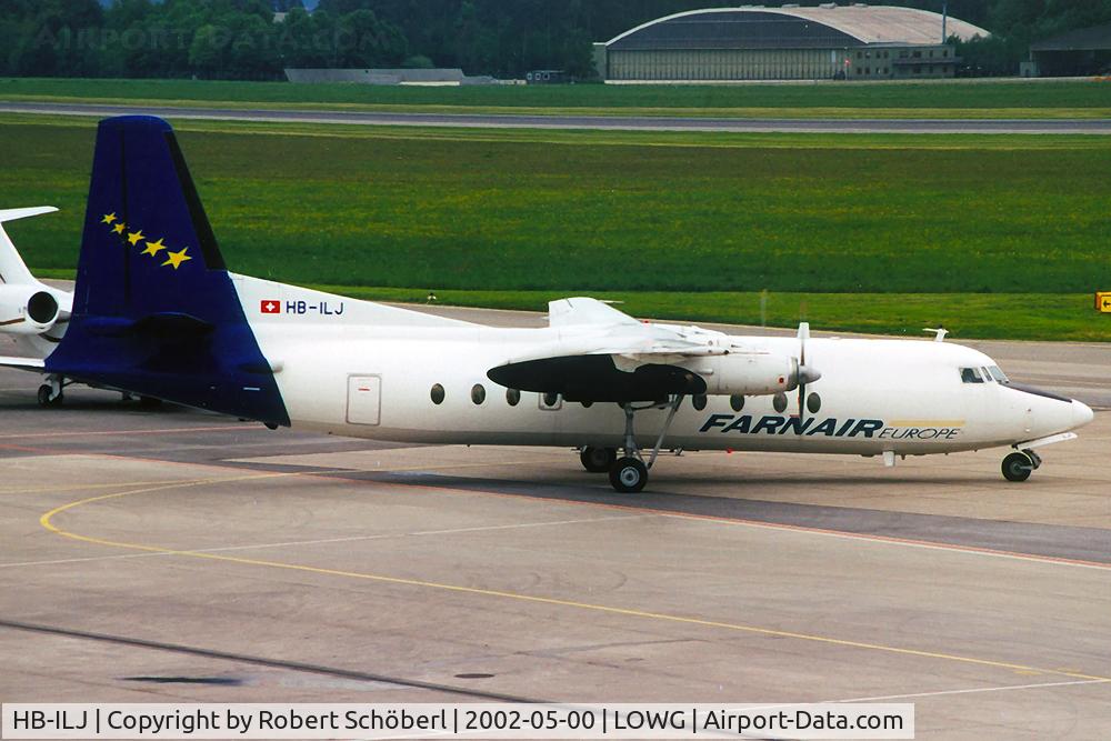 HB-ILJ, 1980 Fokker F-27-500 Friendship C/N 10596, Grand Prix Traffic