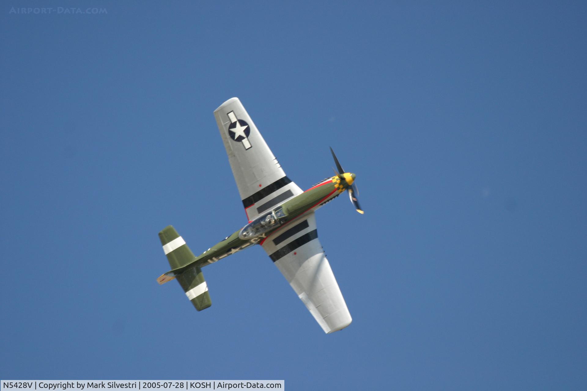 N5428V, 1944 North American P-51D Mustang C/N 122-39723, Oshkosh 2005