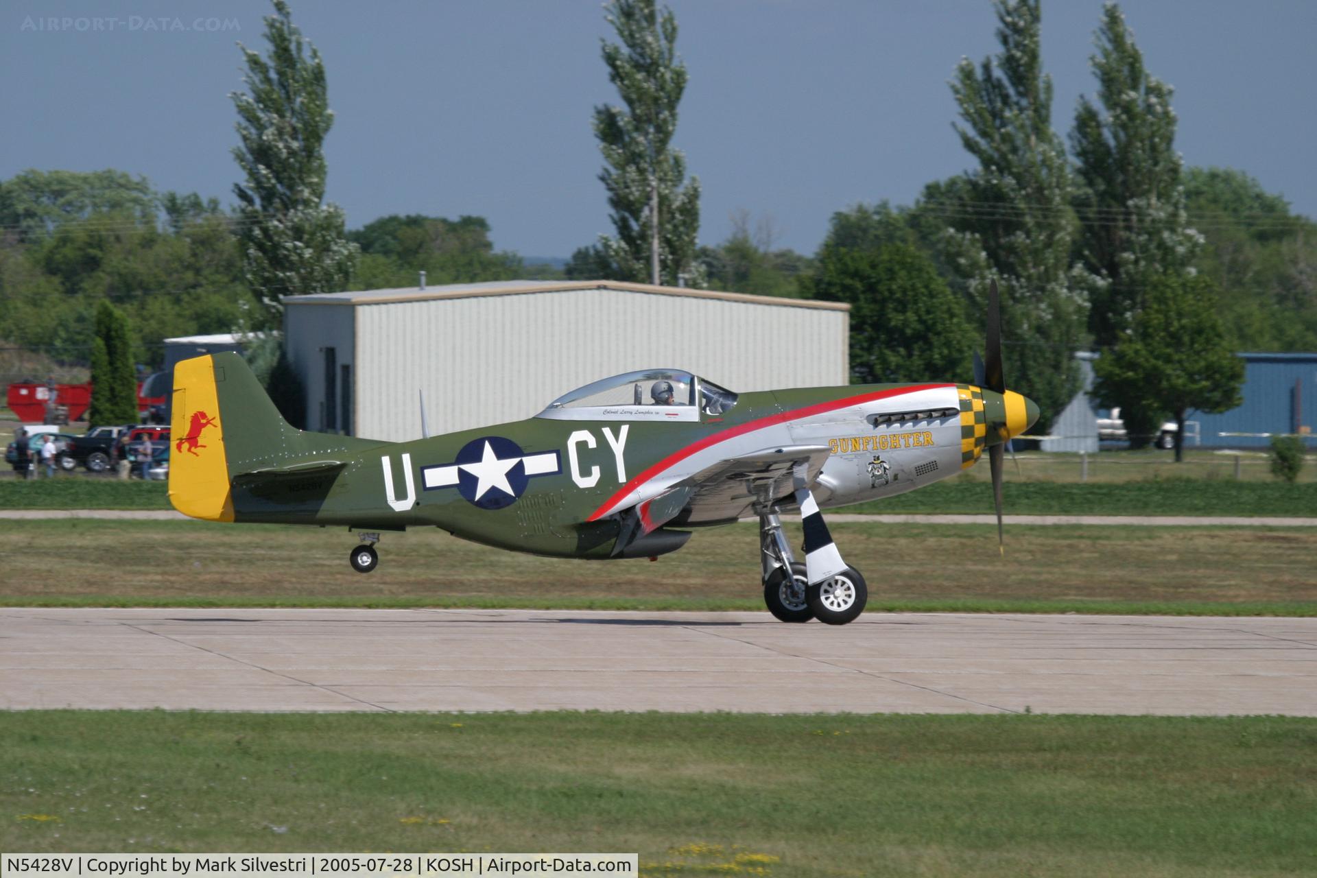 N5428V, 1944 North American P-51D Mustang C/N 122-39723, Oshkosh 2005