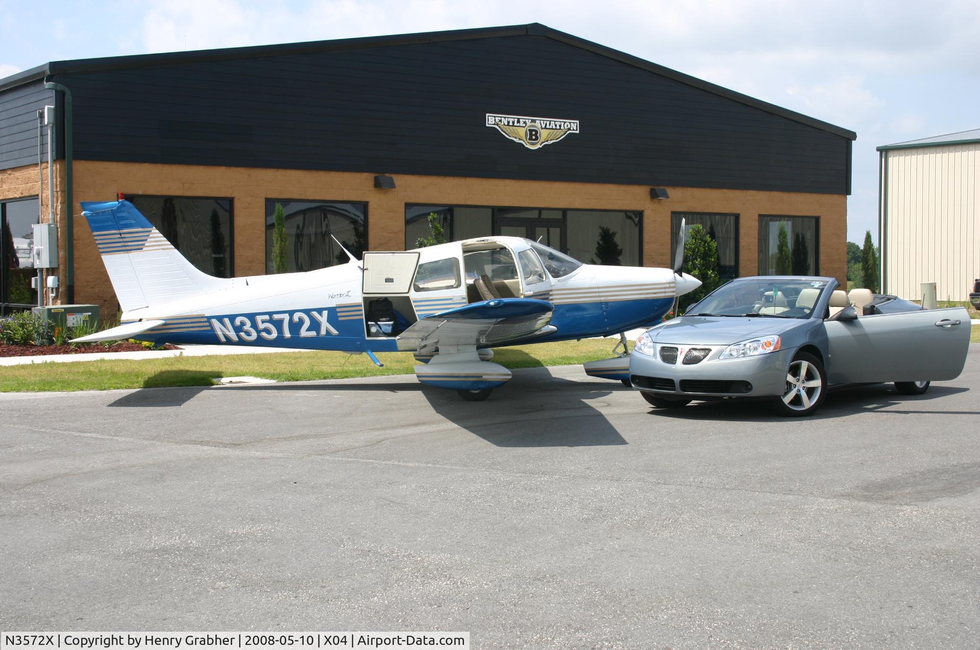 N3572X, 1979 Piper PA-28-161 C/N 28-8016213, At Bentley Aviation - X04 - Orlando Apopka
