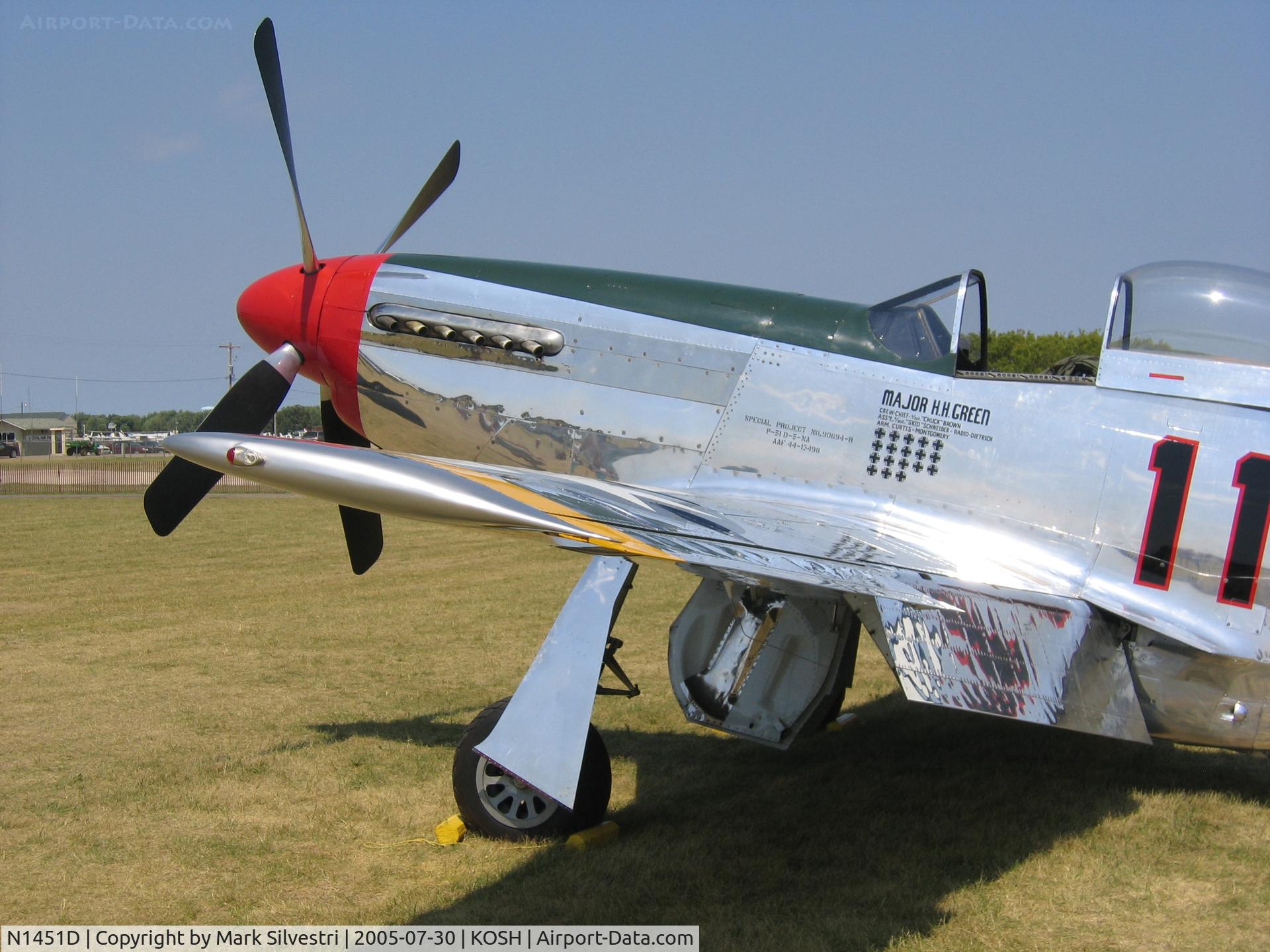 N1451D, 1944 North American P-51D Mustang C/N 44-74446A, Oshkosh 2005