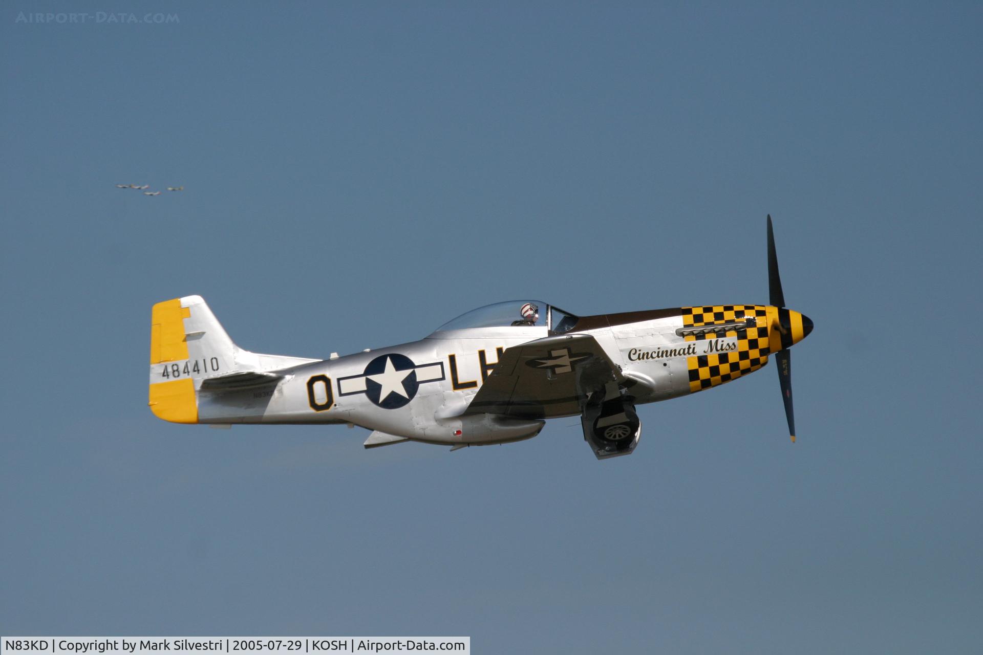 N83KD, 1944 North American F-51D Mustang C/N 44-84410, Oshkosh 2005