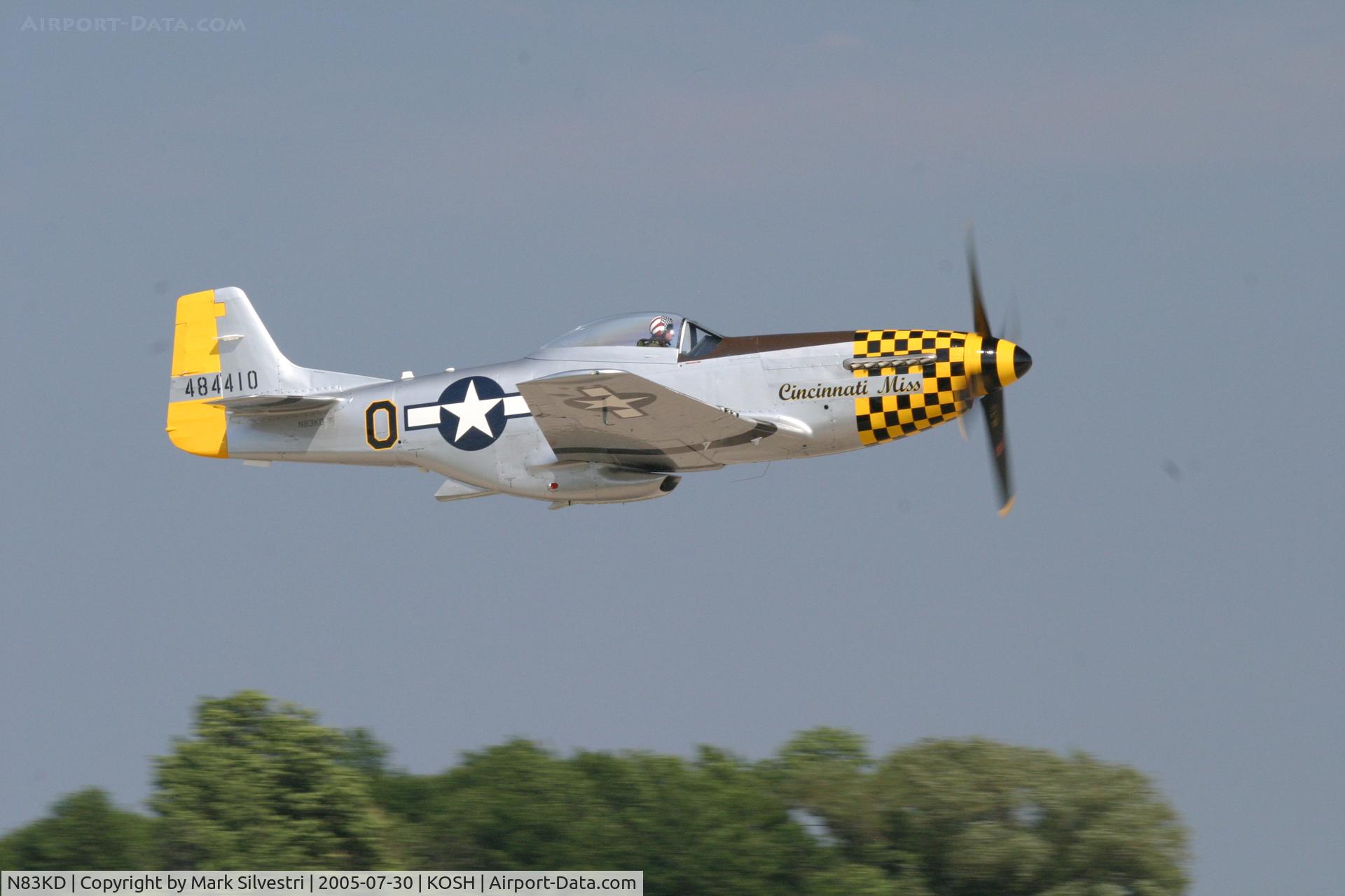 N83KD, 1944 North American F-51D Mustang C/N 44-84410, Oshkosh 2005