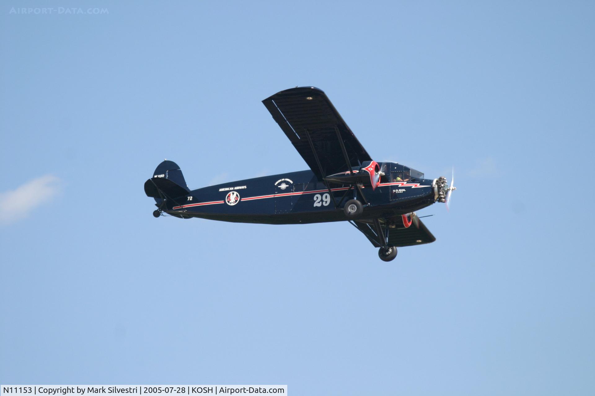 N11153, 1931 Stinson SM-6000-B C/N 5021, Oshkosh 2005