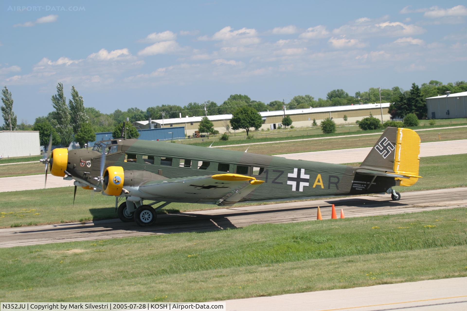 N352JU, 1941 Junkers (CASA) 352L (Ju-52) C/N 67, Oshkosh 2005
