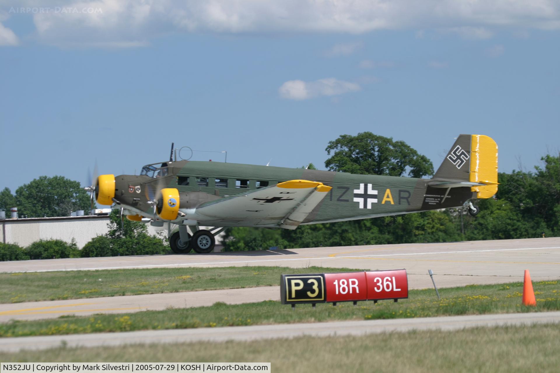 N352JU, 1941 Junkers (CASA) 352L (Ju-52) C/N 67, Oshkosh 2005
