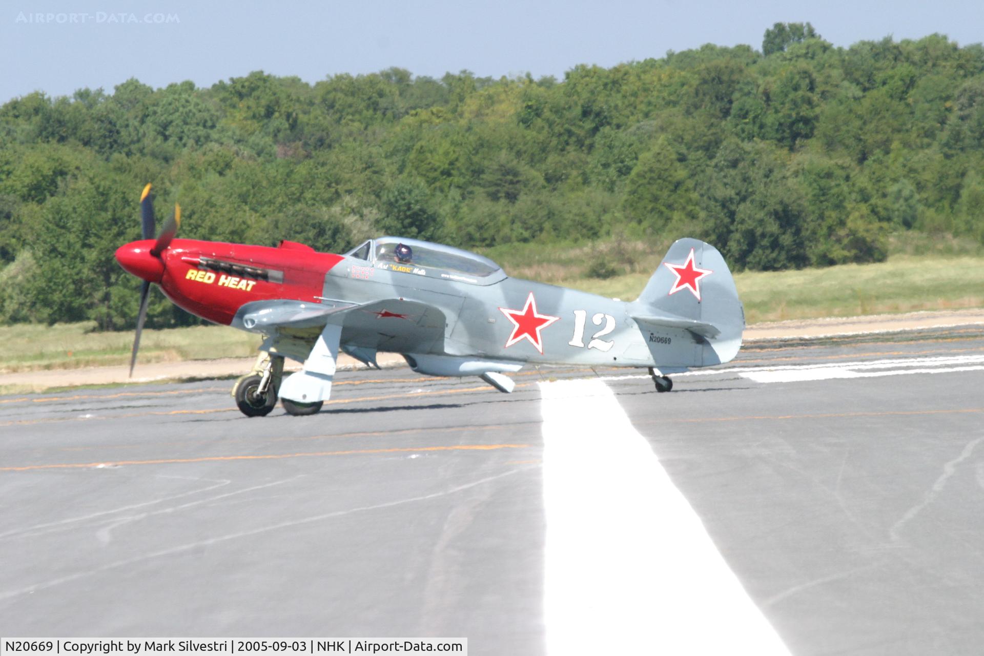 N20669, 2002 Yakovlev Yak-3M C/N 0470110, Patuxent River NAS 2005