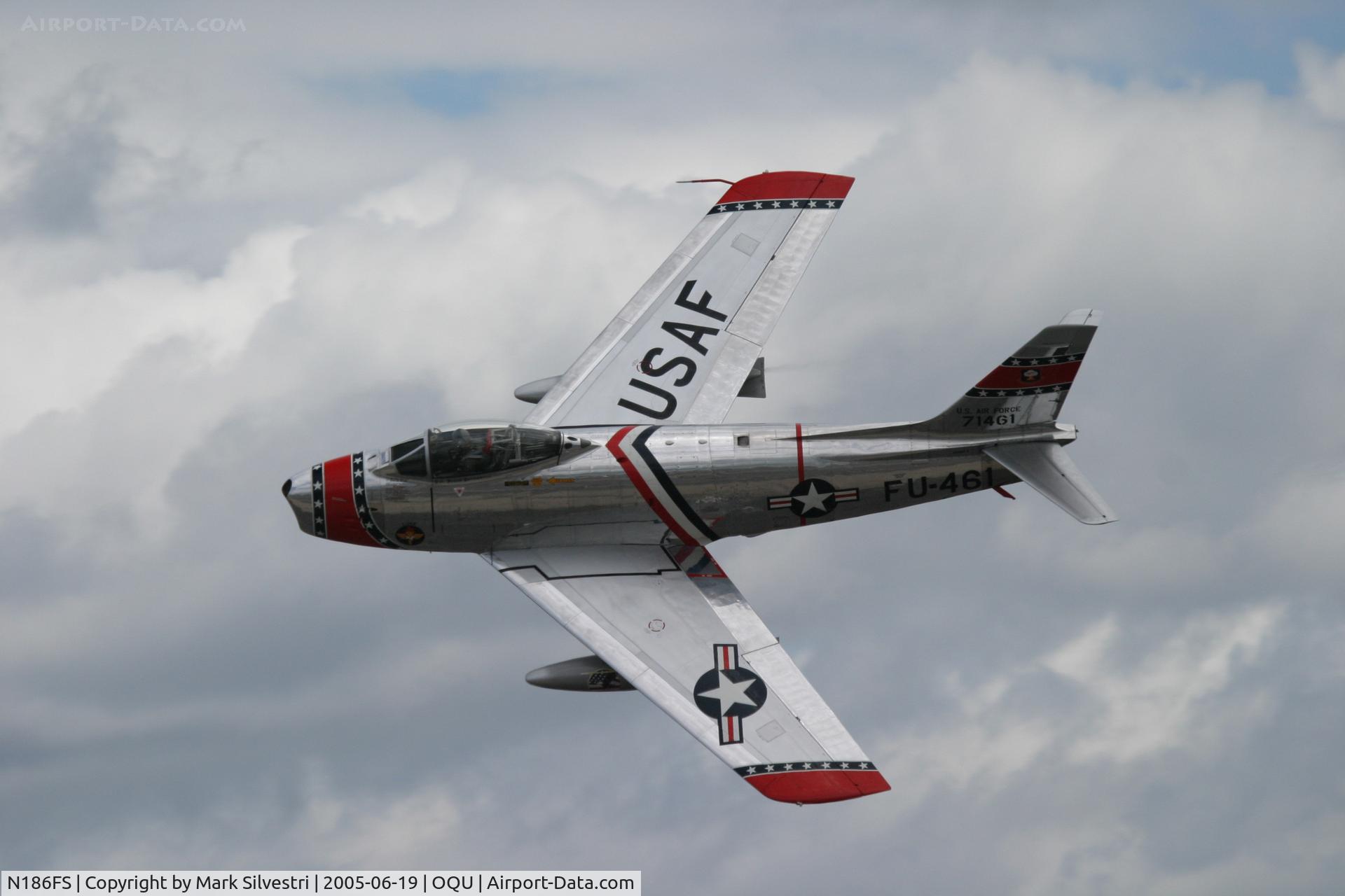 N186FS, 1956 Canadair CL-13B Sabre 6 C/N 1461, Quonset Pt, RI 2005