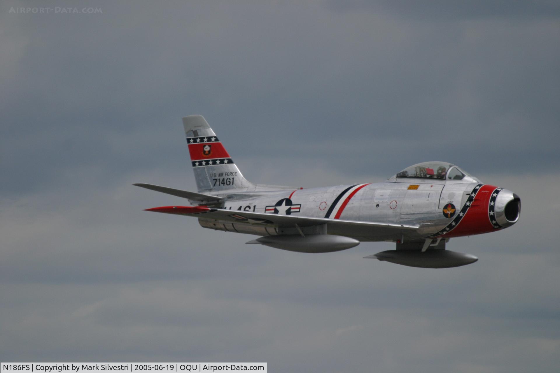 N186FS, 1956 Canadair CL-13B Sabre 6 C/N 1461, Quonset Pt, RI 2005