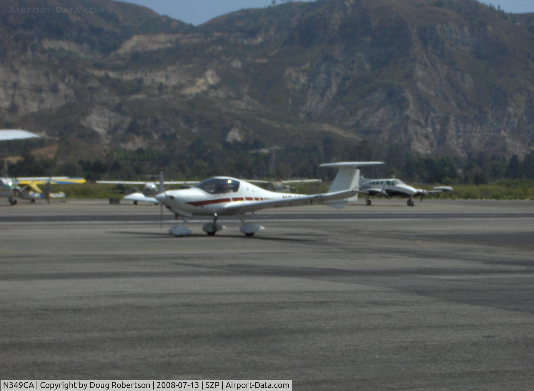N349CA, 1999 Diamond DA-20C-1 Eclipse C/N C0049, 1999 Diamond Aircraft Ind. Inc. DA-20-C1 KATANA (Samurai sword), Continental IO-240B 125 Hp, taxi