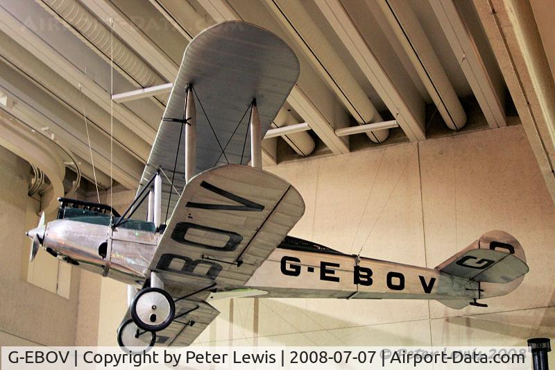 G-EBOV, 1926 Avro 581 Avian C/N 5116, Hinkler's prototype Avian