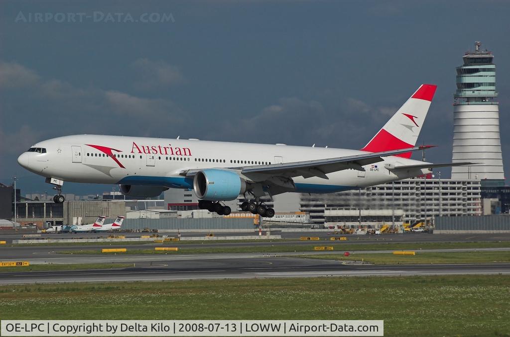 OE-LPC, 2002 Boeing 777-2Z9/ER C/N 29313, AUSTRIAN