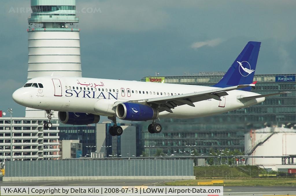 YK-AKA, 1998 Airbus A320-232 C/N 886, SYRIAN ARAB AIRLINES  A320-232