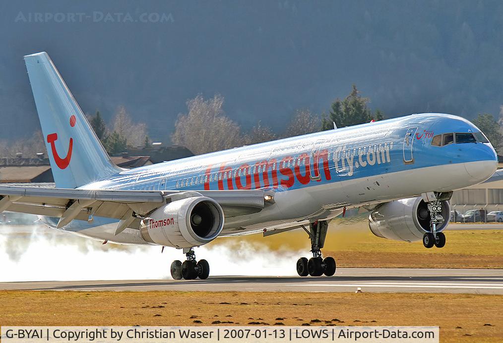 G-BYAI, 1993 Boeing 757-204 C/N 26967, Thomsonfly