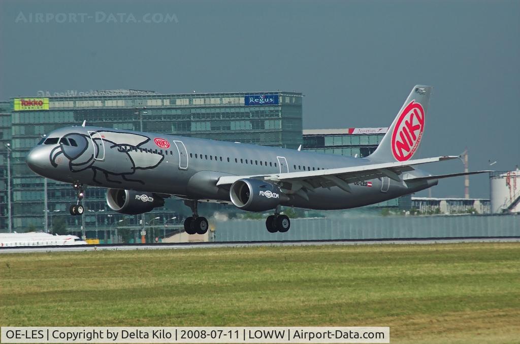 OE-LES, 2008 Airbus A321-211 C/N 3504, NIKIS A321