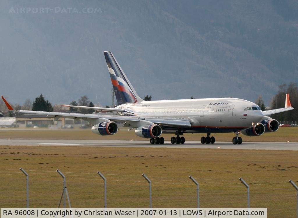 RA-96008, 1992 Ilyushin Il-96-300 C/N 74393201005, Aeroflot