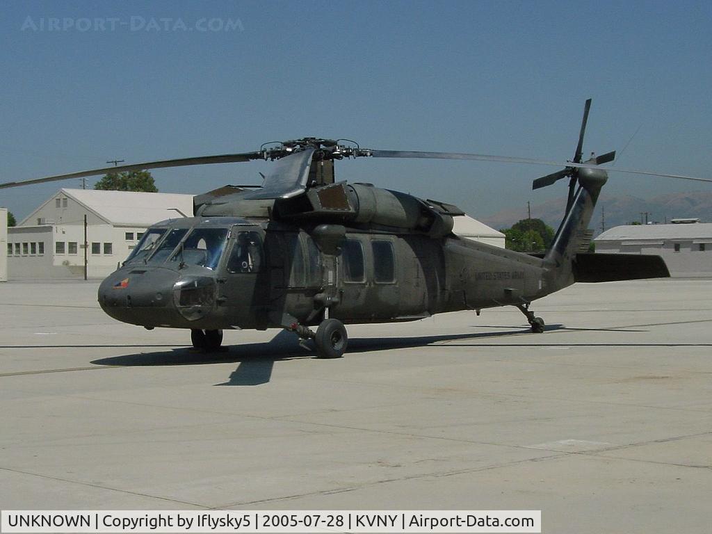 UNKNOWN, , US ARMY UH-60 @ KVNY a pair of these flew a brigadier in