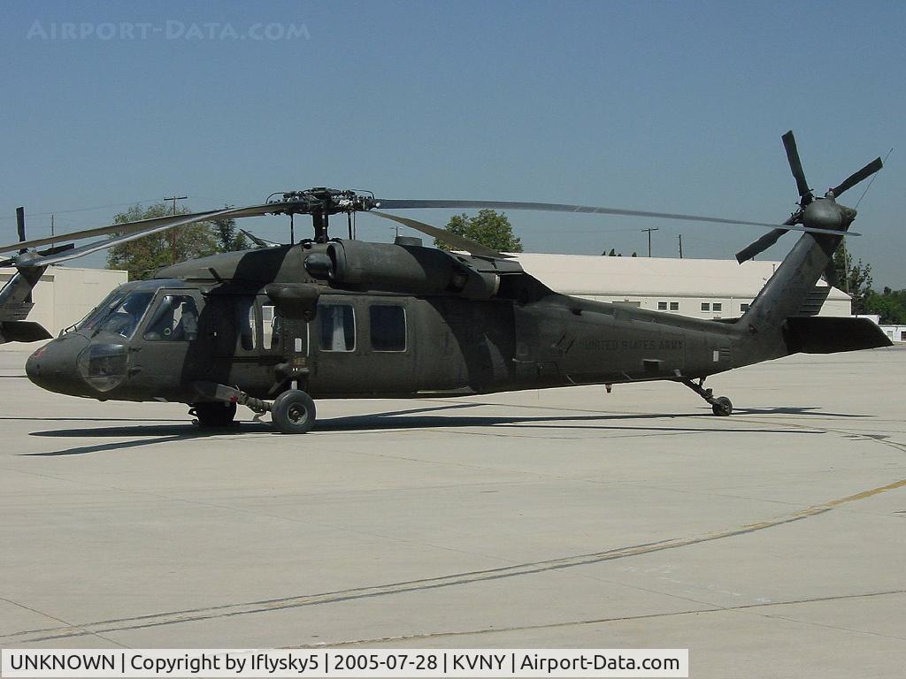 UNKNOWN, , US ARMY UH-60 @ KVNY a pair of these flew a brigadier in